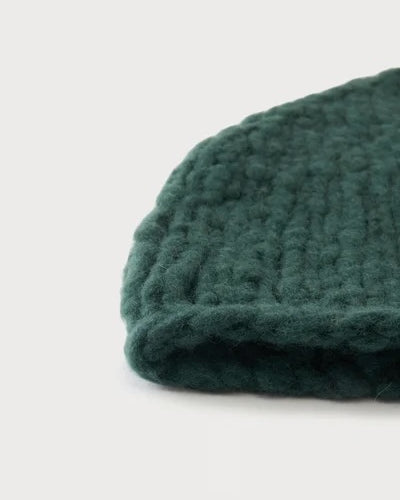 Closed Men's Hand Knit Beanie - Shadow Green Accessories - Sloane Boutique