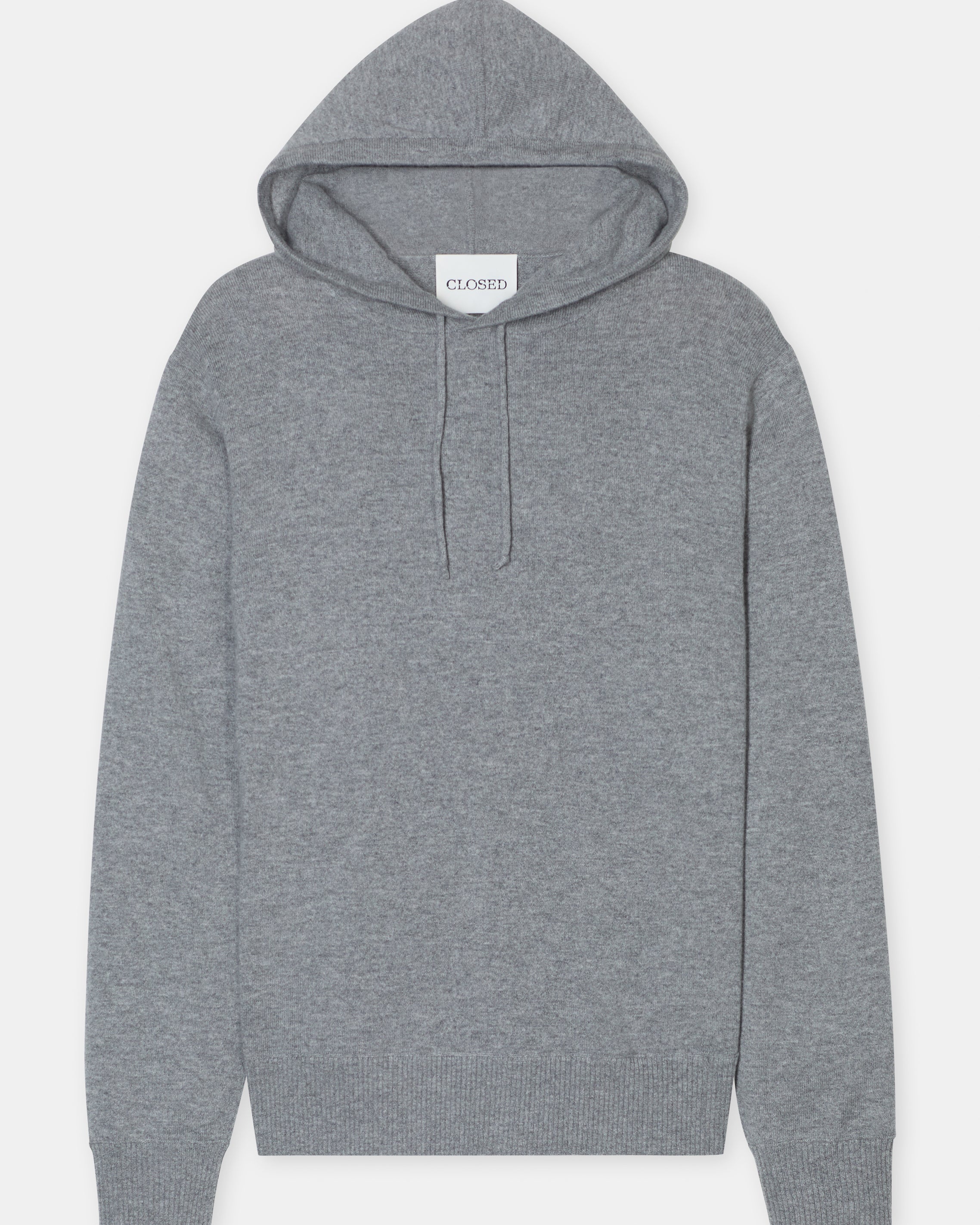 CLOSED Men's Hoodie - Light Grey Melange Men's Tops - Sloane Boutique