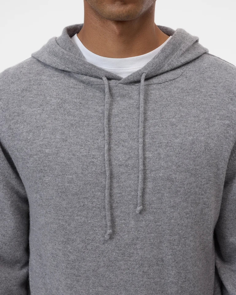 CLOSED Men's Hoodie - Light Grey Melange Men's Tops - Sloane Boutique