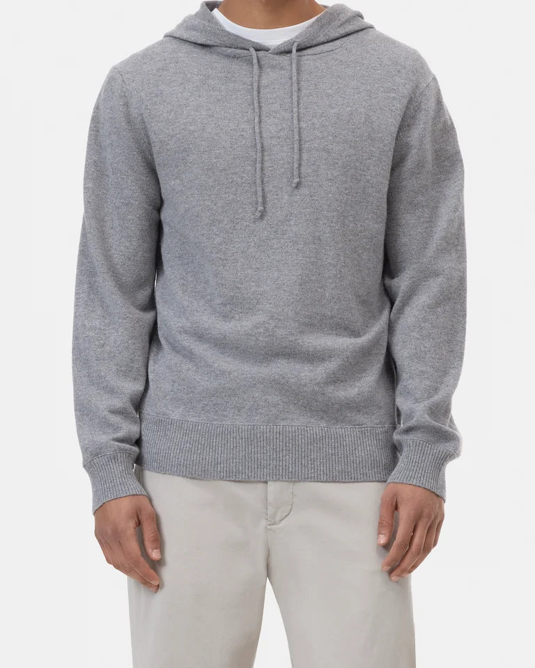 CLOSED Men's Hoodie - Light Grey Melange Men's Tops - Sloane Boutique