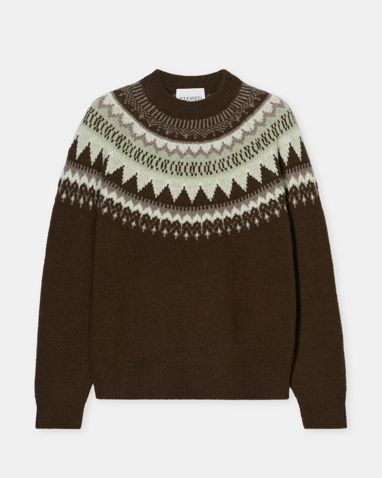 CLOSED Men's Norwegian Sweater - Marsh Green Men's Tops - Sloane Boutique