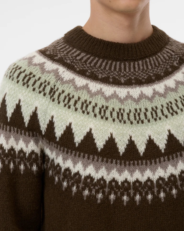 CLOSED Men's Norwegian Sweater - Marsh Green Men's Tops - Sloane Boutique