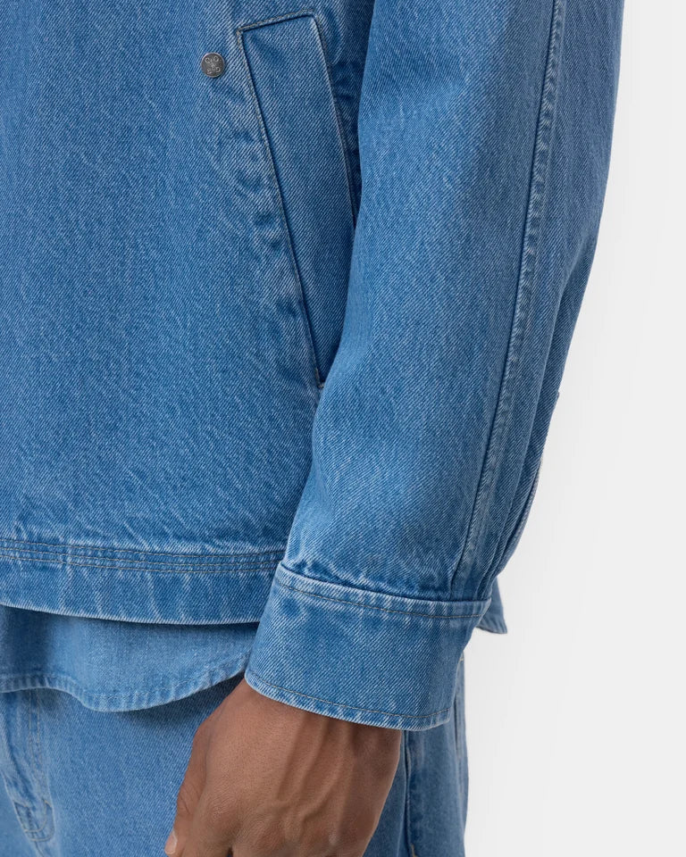 CLOSED Men's Postal Jacket - Mid Blue Outerwear - Sloane Boutique