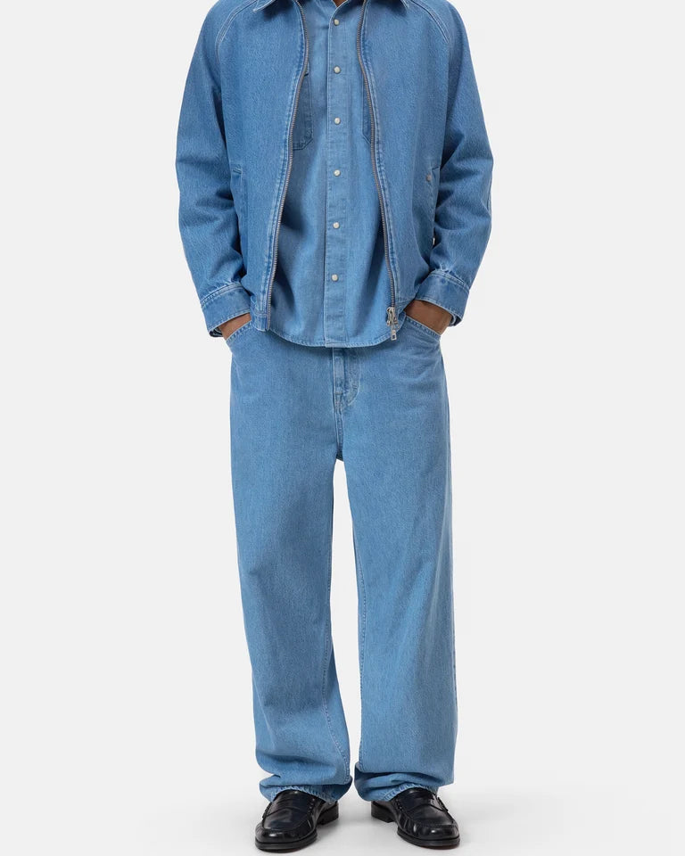 CLOSED Men's Postal Jacket - Mid Blue Outerwear - Sloane Boutique