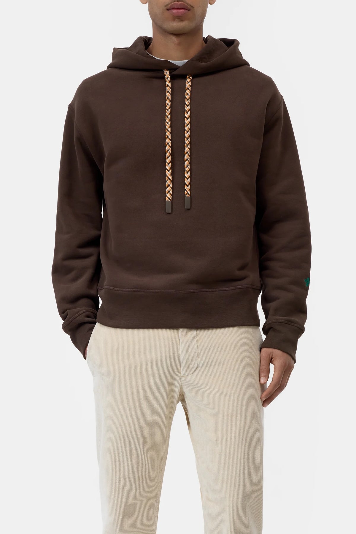 Closed Men's Retro Hoodie - Espresso Brown Men's Tops - Sloane Boutique