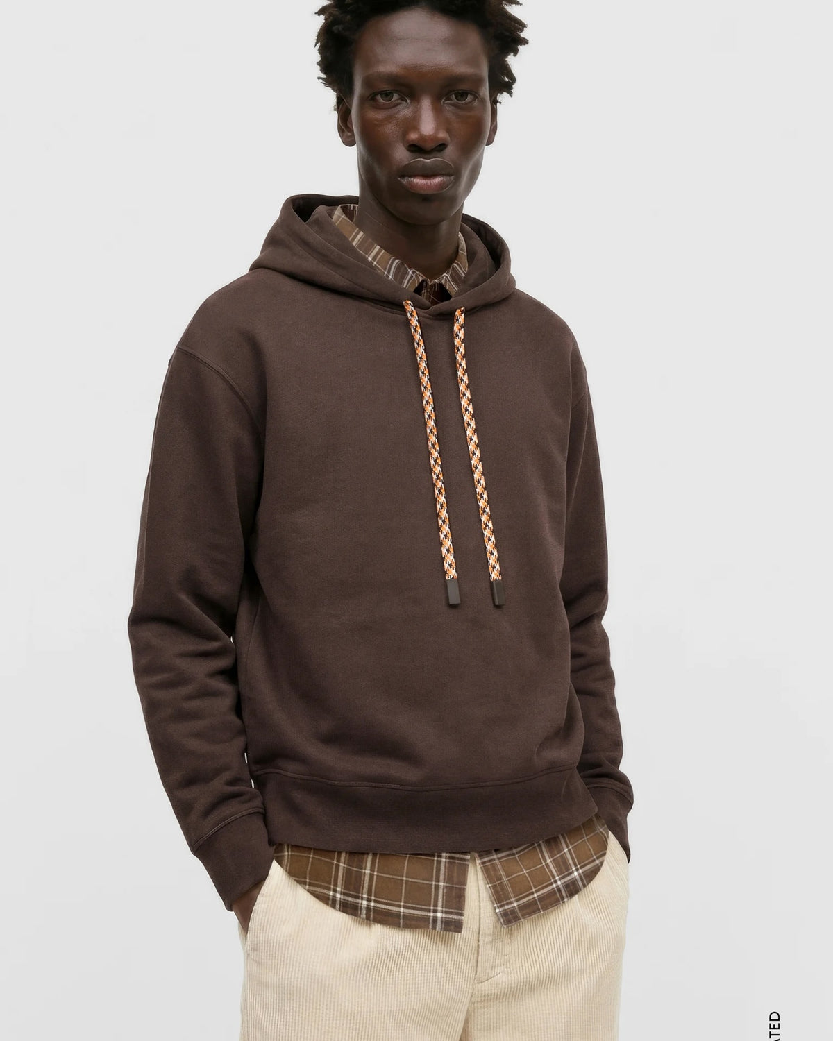 Closed Men's Retro Hoodie - Espresso Brown Men's Tops - Sloane Boutique