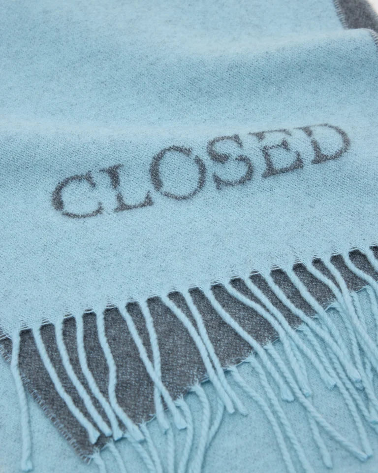 CLOSED Men's Scarf - Nordic Blue Men's Accessories - Sloane Boutique