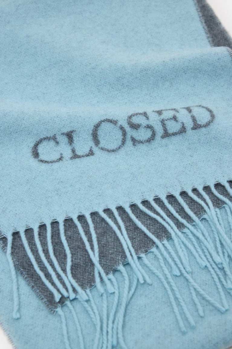 CLOSED Men's Scarf - Nordic Blue Men's Accessories - Sloane Boutique
