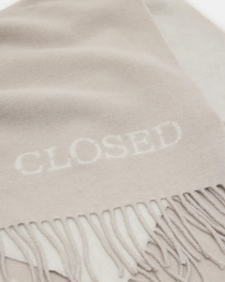 CLOSED Men's Scarf - Silt Grey Men's Accessories - Sloane Boutique