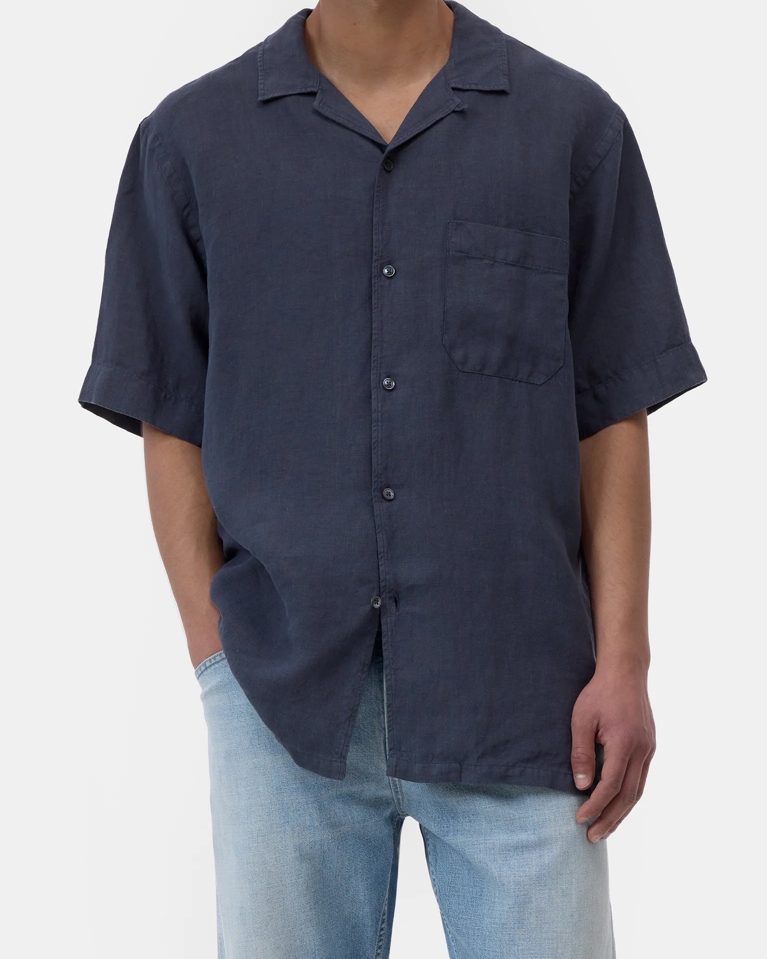 CLOSED Men's Short Sleeve Shirt - Magma Black Men's Tops - Sloane Boutique