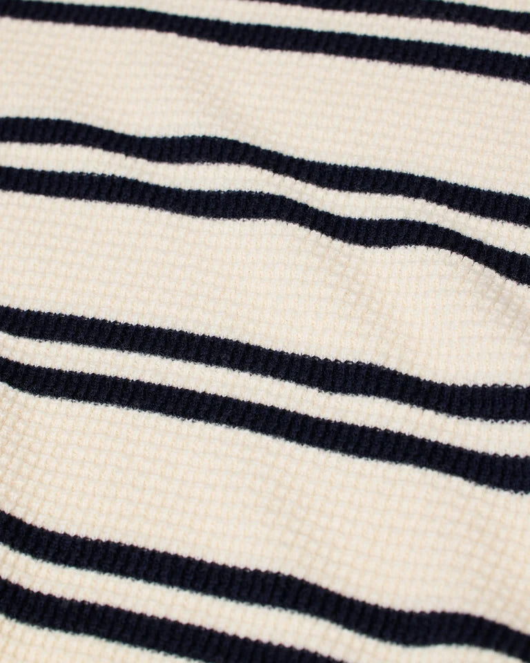 CLOSED Men's Striped Crewneck Jumper - Ivory Men's Tops - Sloane Boutique