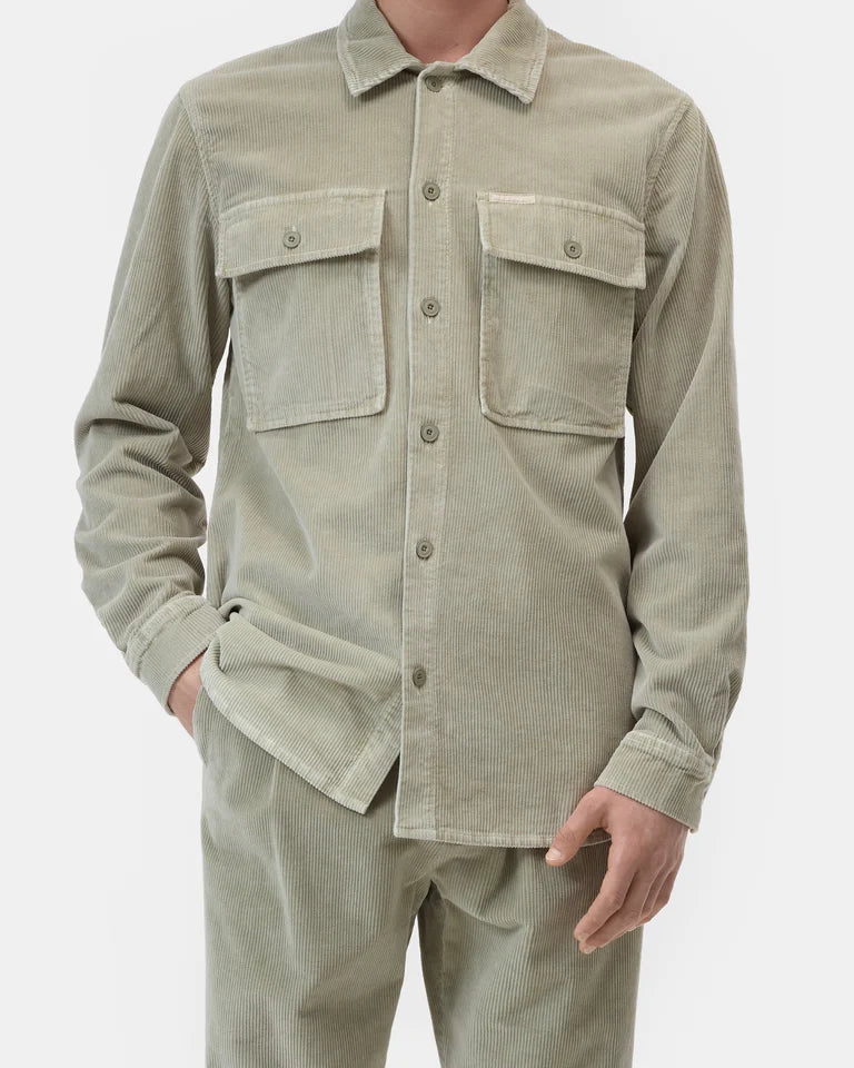 CLOSED Men's Utility Shirt - Lichen Green Men's Tops - Sloane Boutique