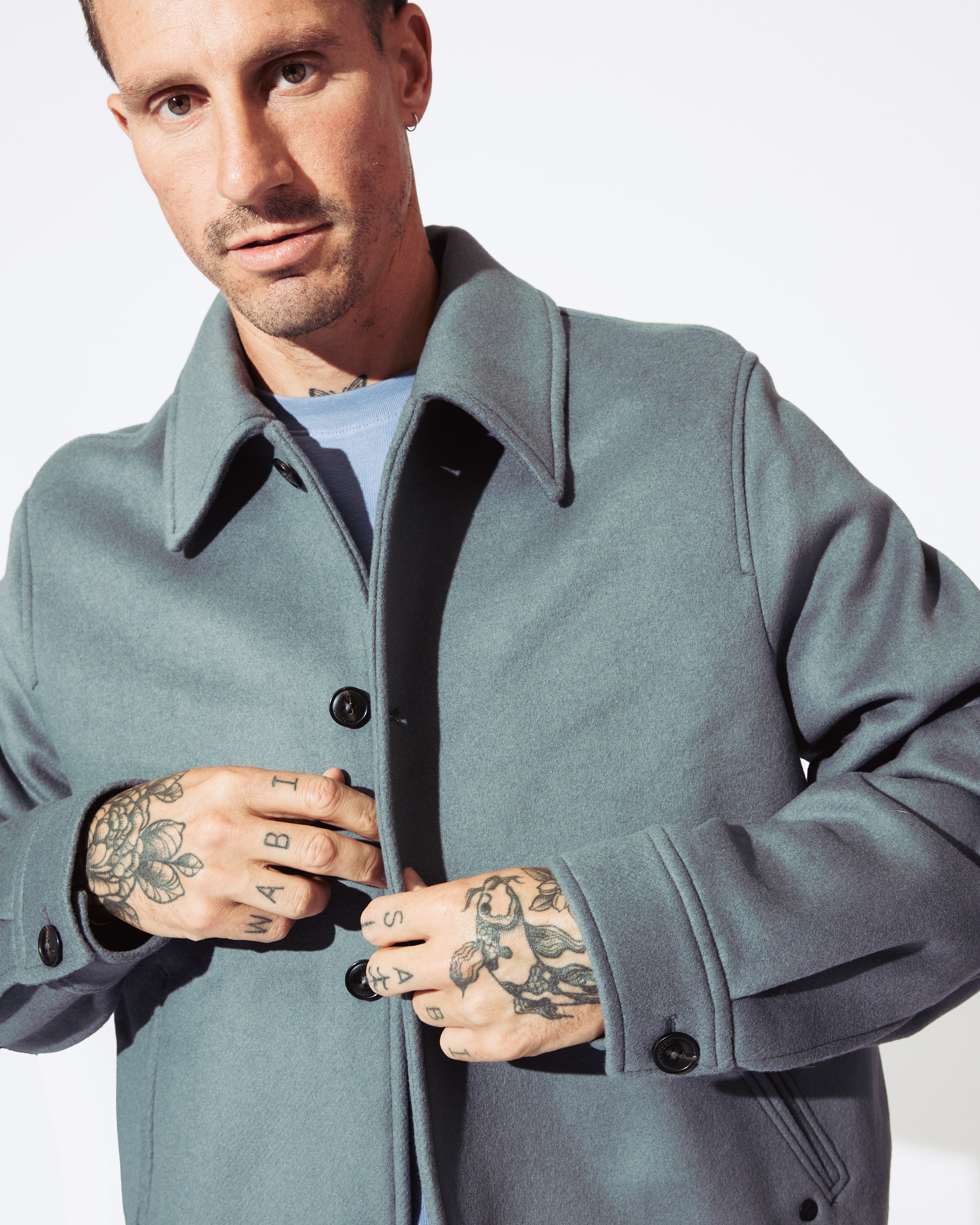 CLOSED Men's Varsity Blouson - Washed Stone Outerwear - Sloane Boutique