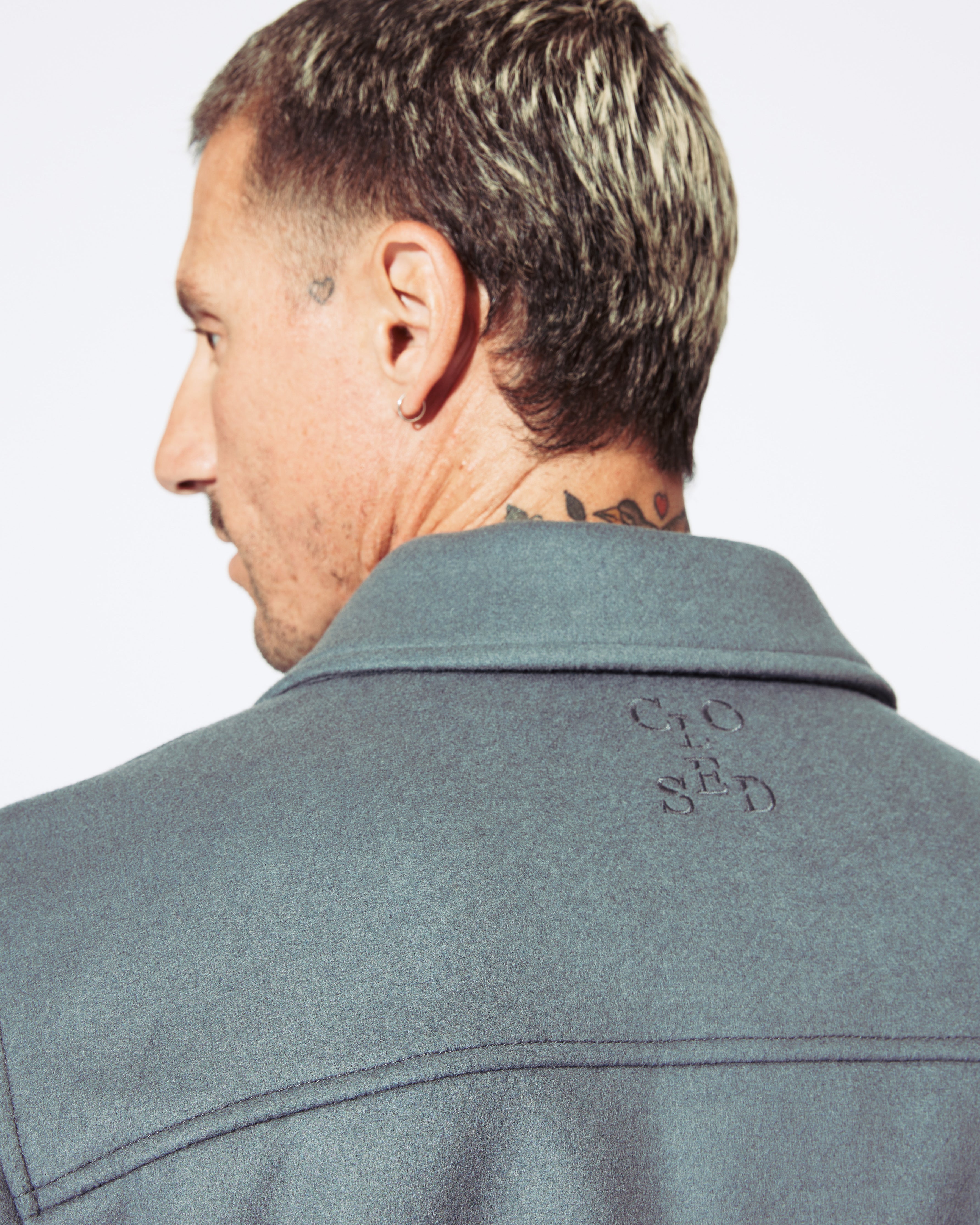 CLOSED Men's Varsity Blouson - Washed Stone Outerwear - Sloane Boutique