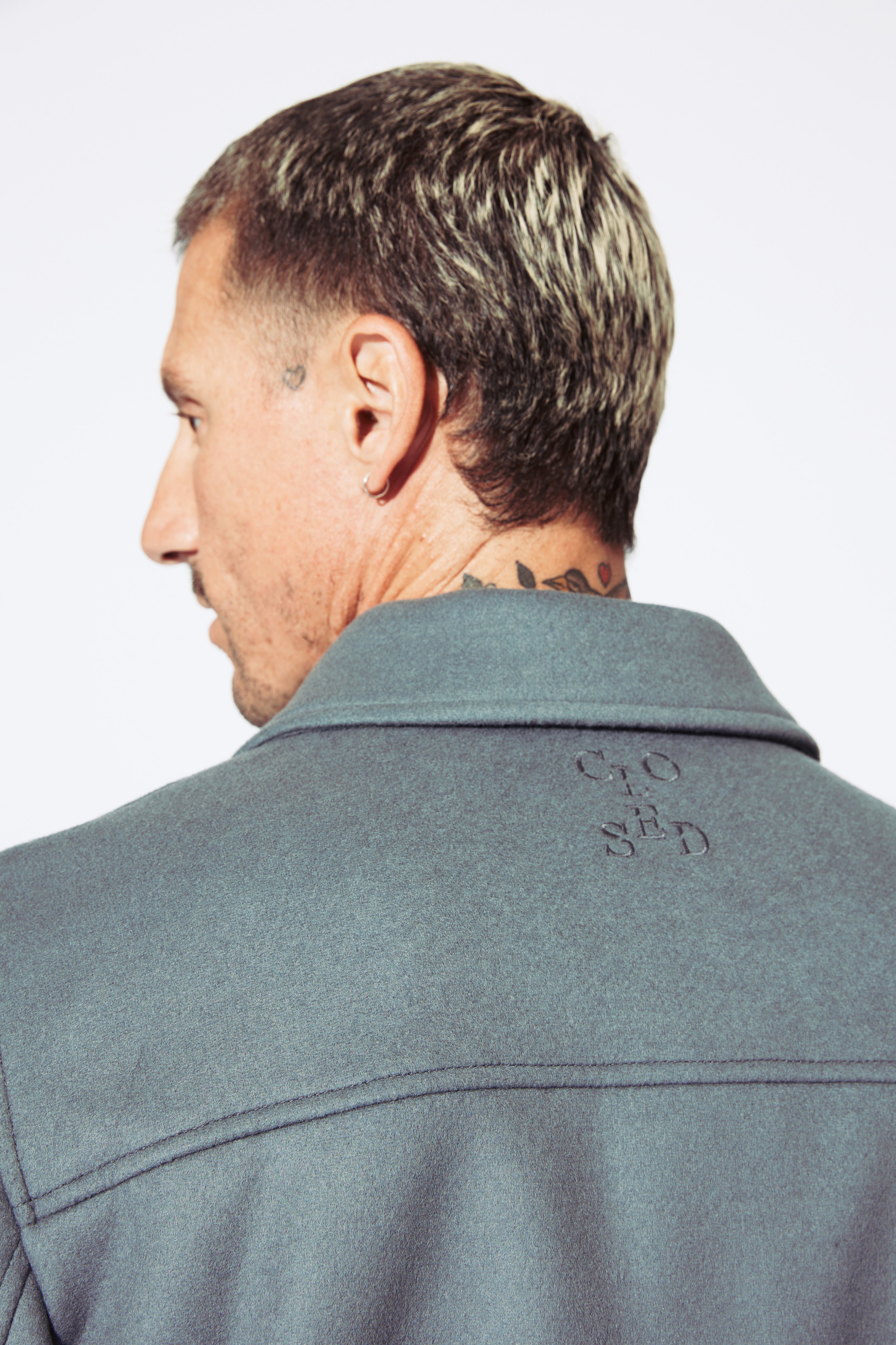 CLOSED Men's Varsity Blouson - Washed Stone Outerwear - Sloane Boutique