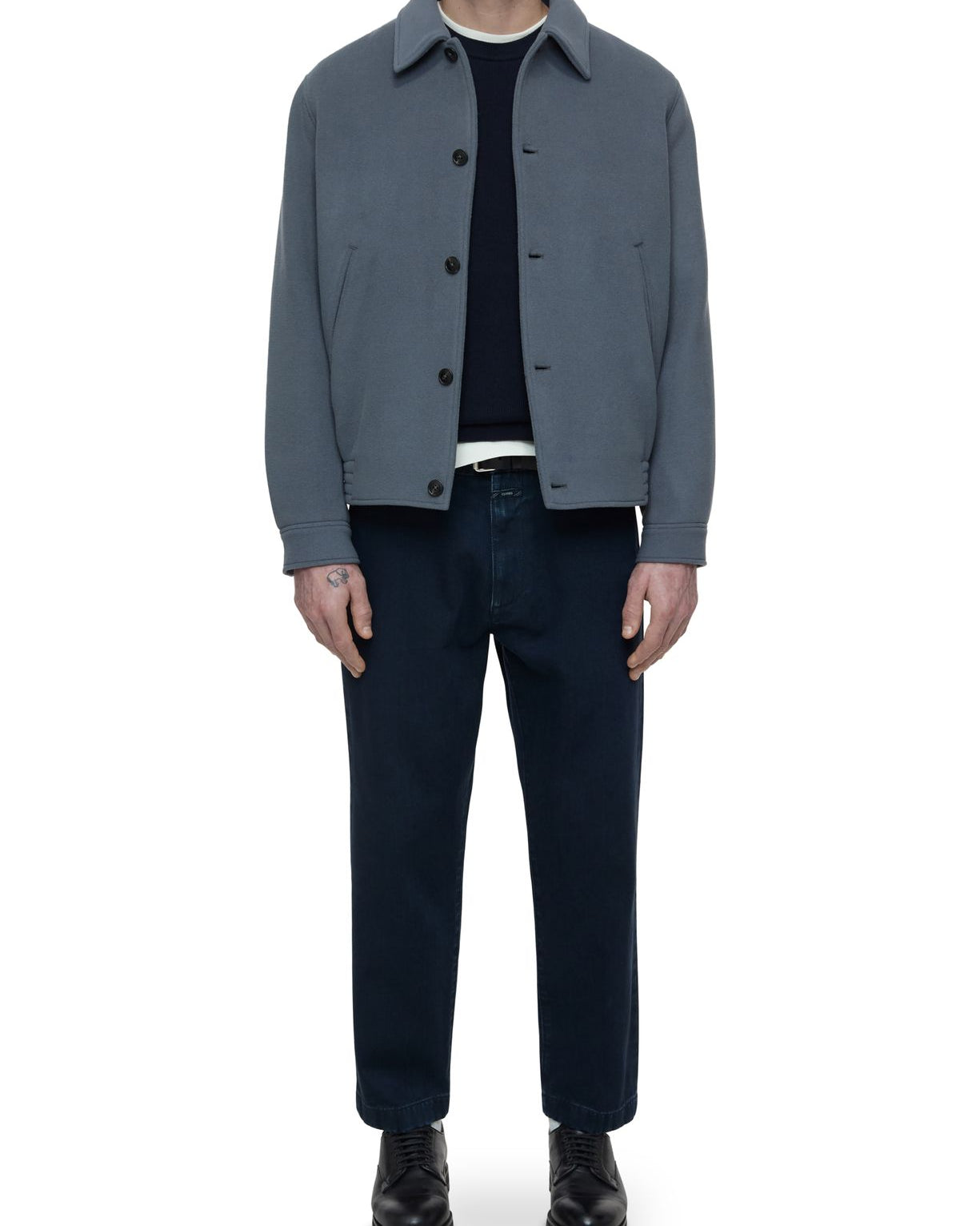 CLOSED Men's Varsity Blouson - Washed Stone Outerwear - Sloane Boutique