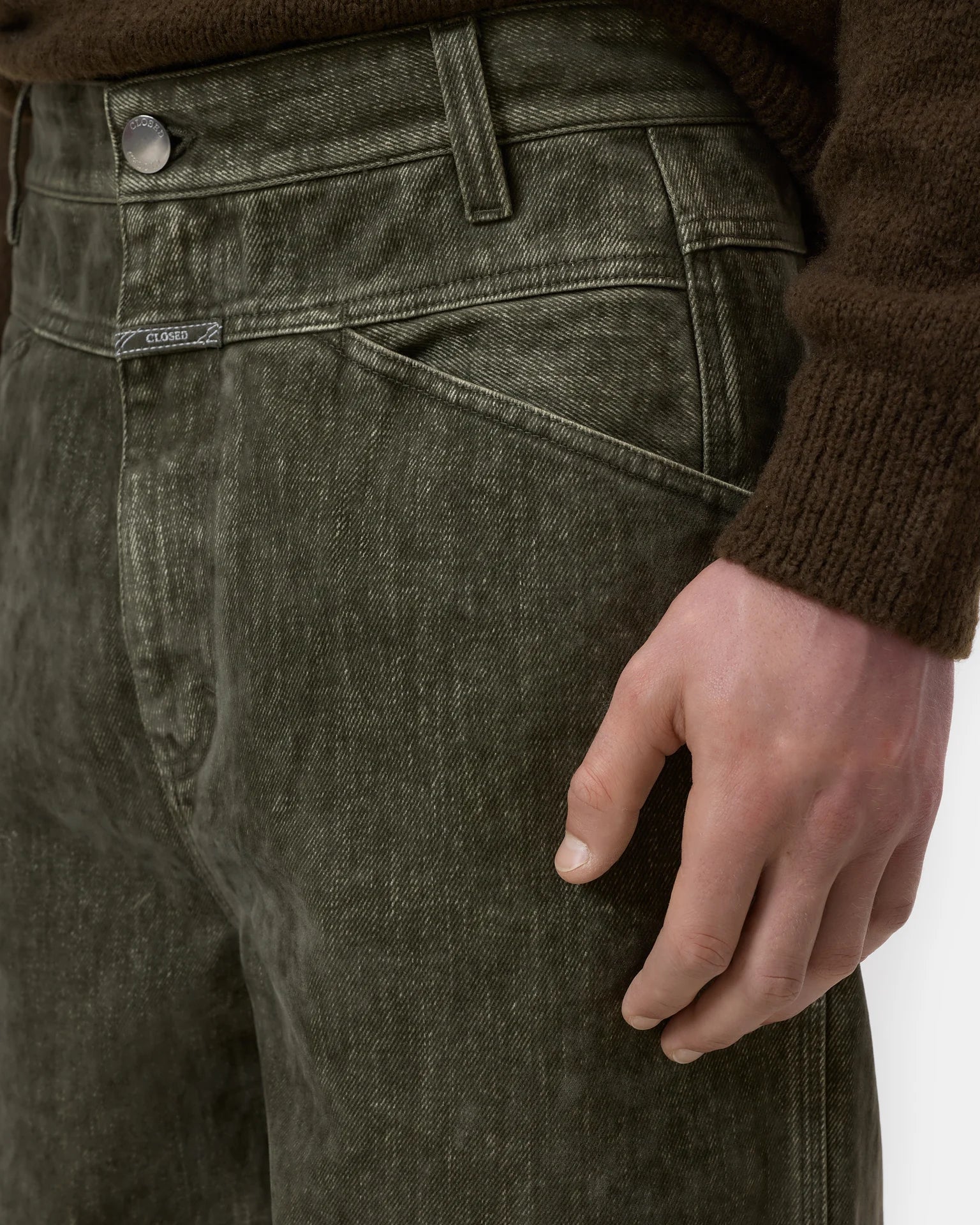 CLOSED Men's X-Tend Loose Pant - Forest Men's Bottoms - Sloane Boutique