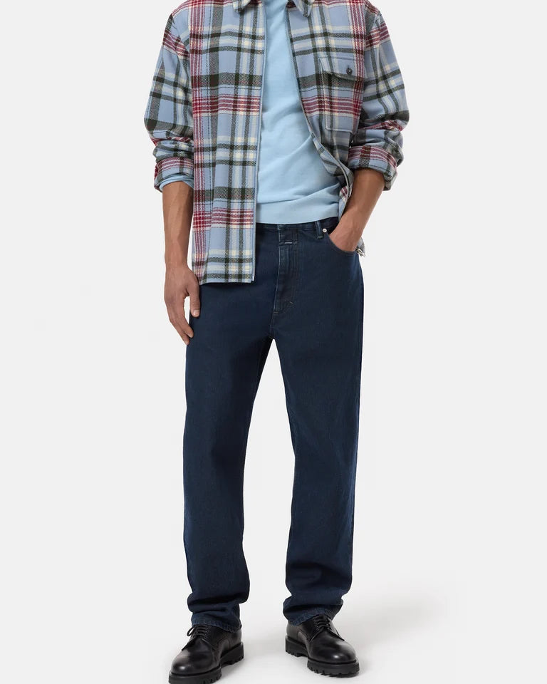 CLOSED Men's Zipped Shirt - Nordic Blue sale tops - Sloane Boutique