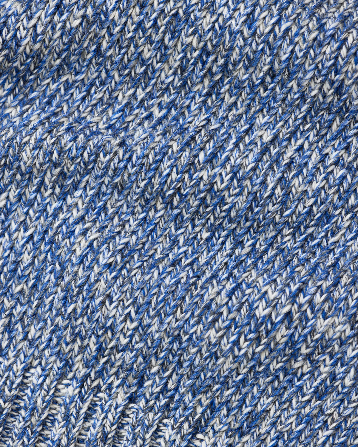 Closed Mouliné Crewneck - Harbour Blue Men's Tops - Sloane Boutique