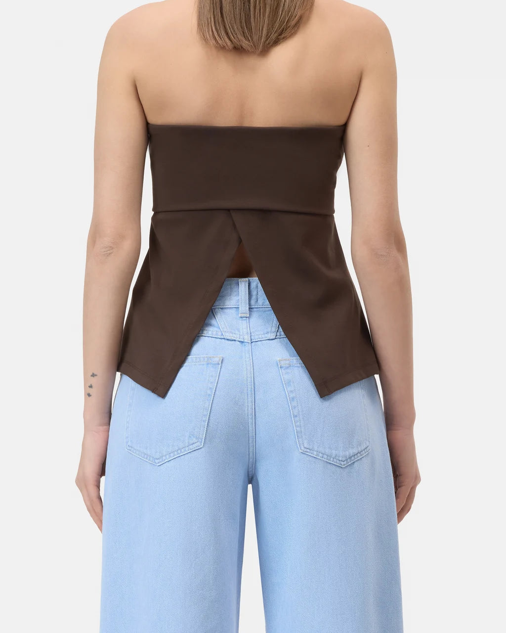 CLOSED Peplon Top - Maple Brown Women's Tops - Sloane Boutique