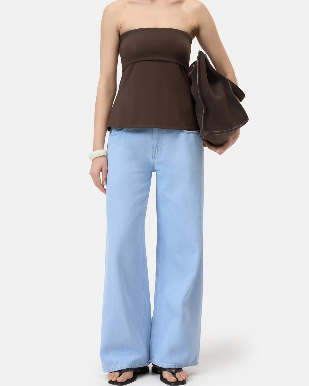 CLOSED Peplon Top - Maple Brown Women's Tops - Sloane Boutique