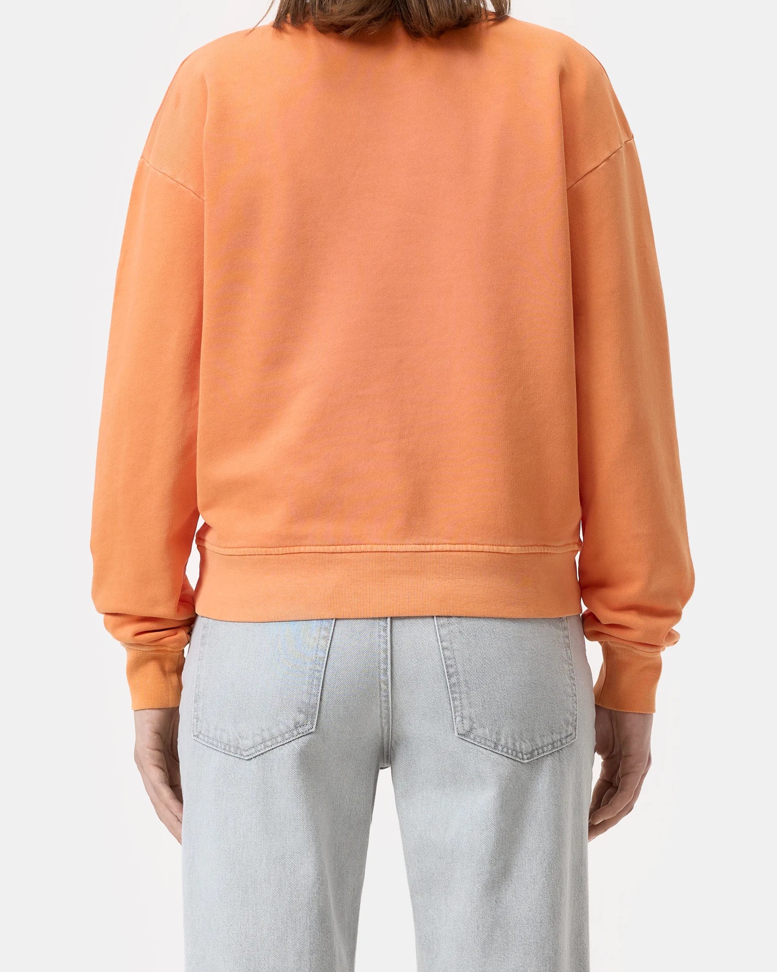 Closed Printed Sweatshirt - Pumpkin Orange sale tops - Sloane Boutique