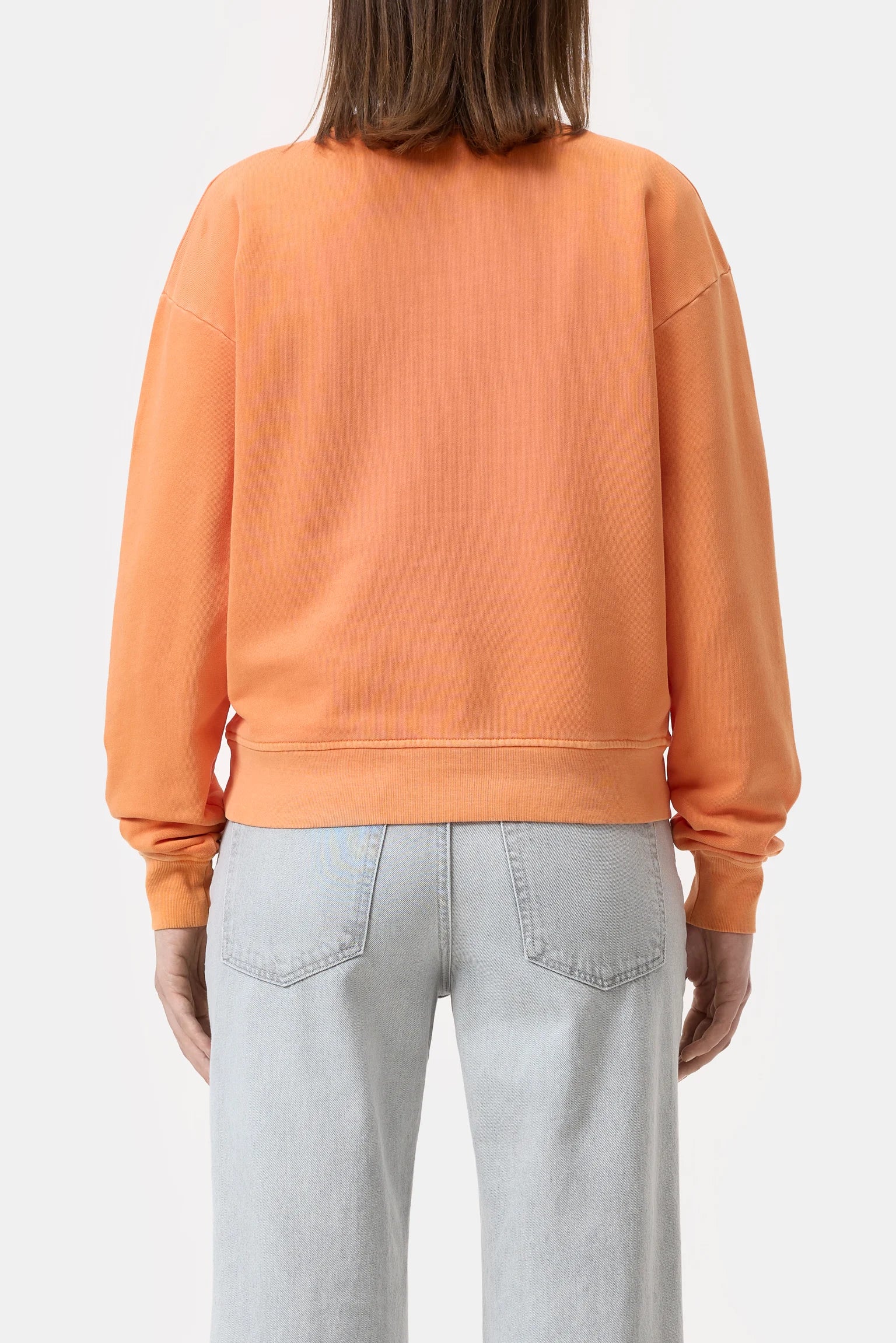 Closed Printed Sweatshirt - Pumpkin Orange sale tops - Sloane Boutique