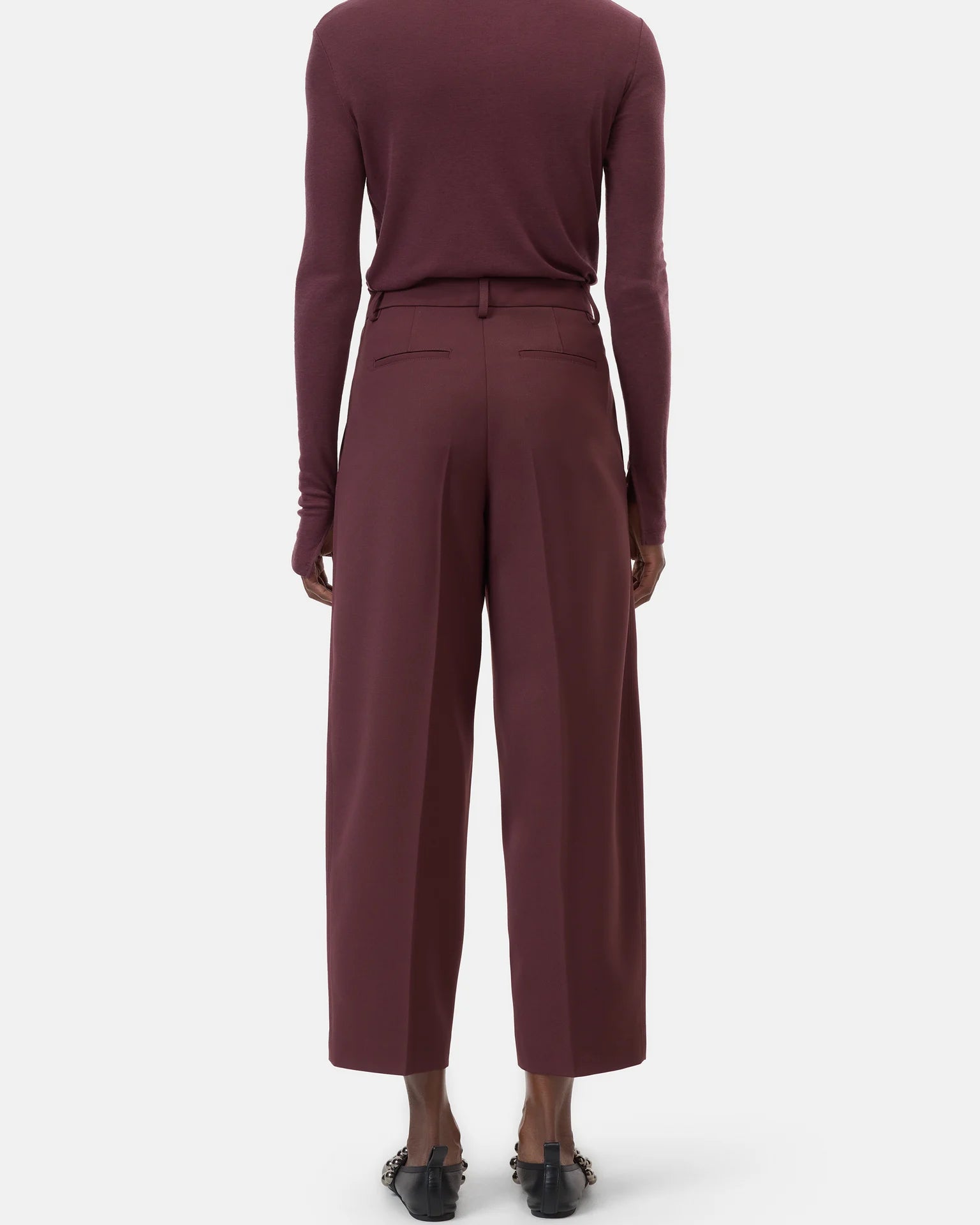 CLOSED Ruthy Pant - Dark Raisin Red Women's Bottoms - Sloane Boutique