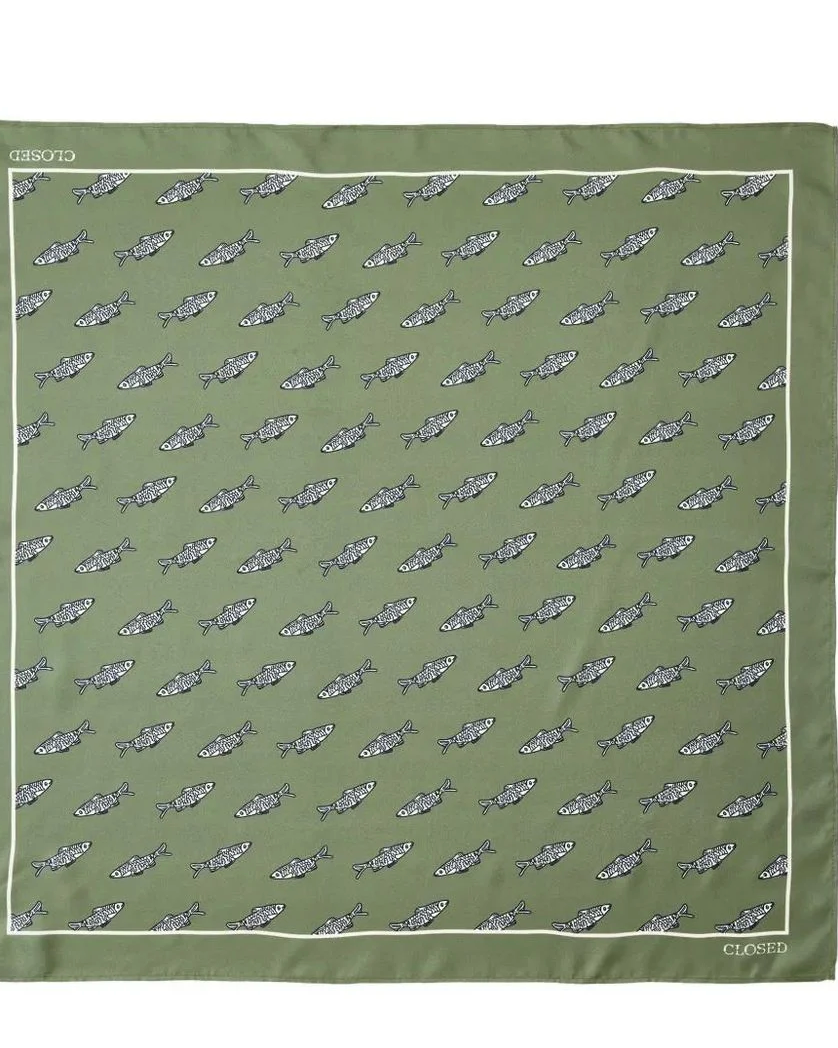 CLOSED Scarf - Hunter Green Accessories - Sloane Boutique