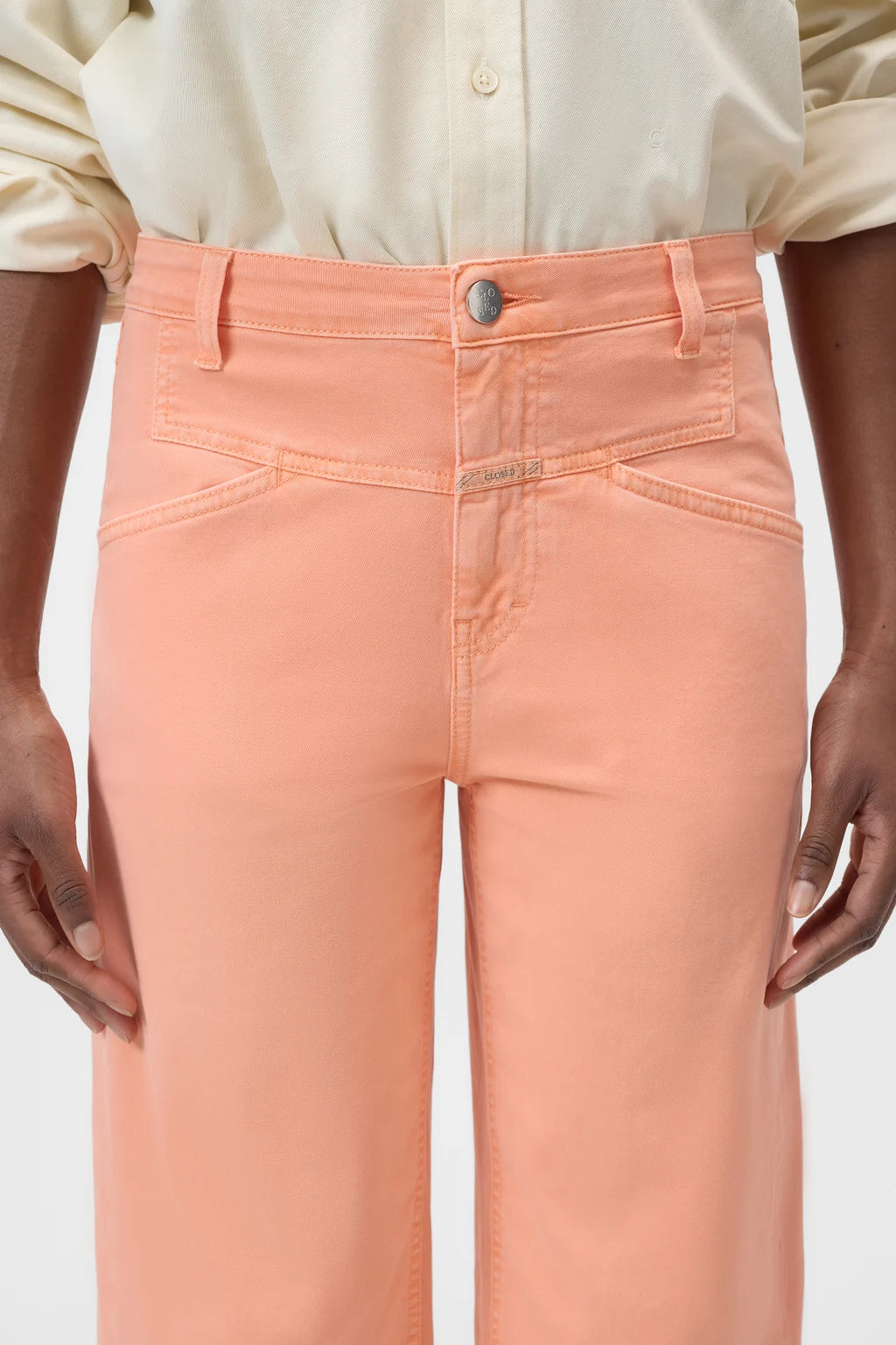 Closed Stover-X Pant - Lava Orange Women's Bottoms - Sloane Boutique