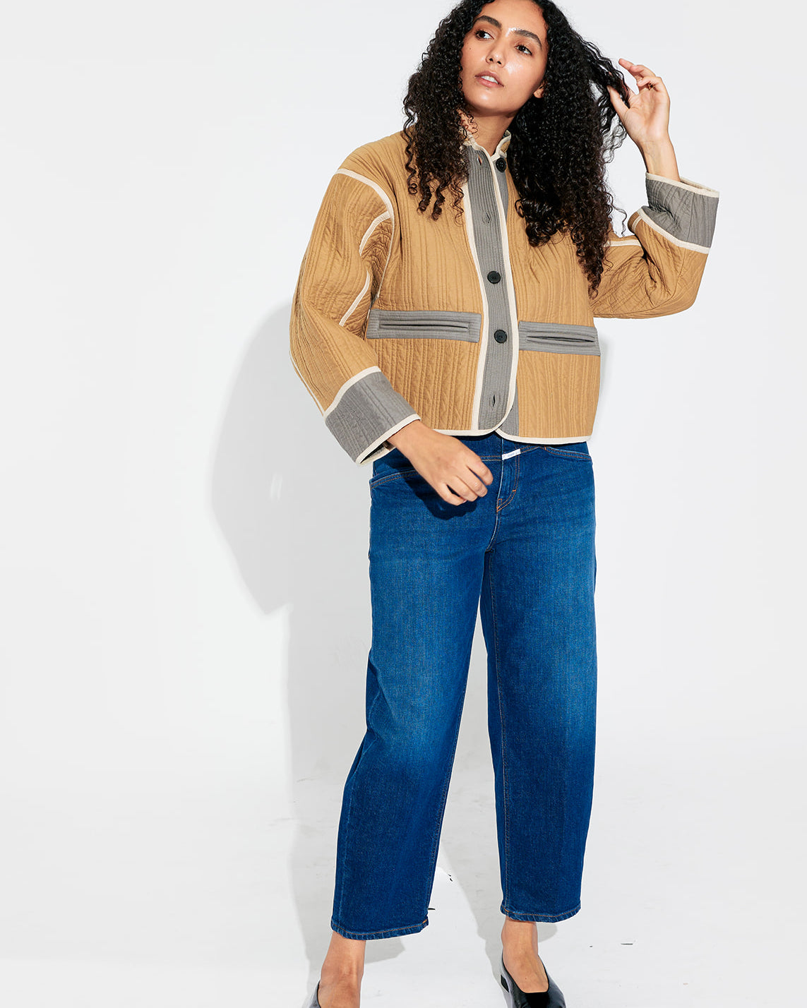 CLOSED Stover-X Relaxed Denim - Dark Blue Women's Bottoms - Sloane Boutique