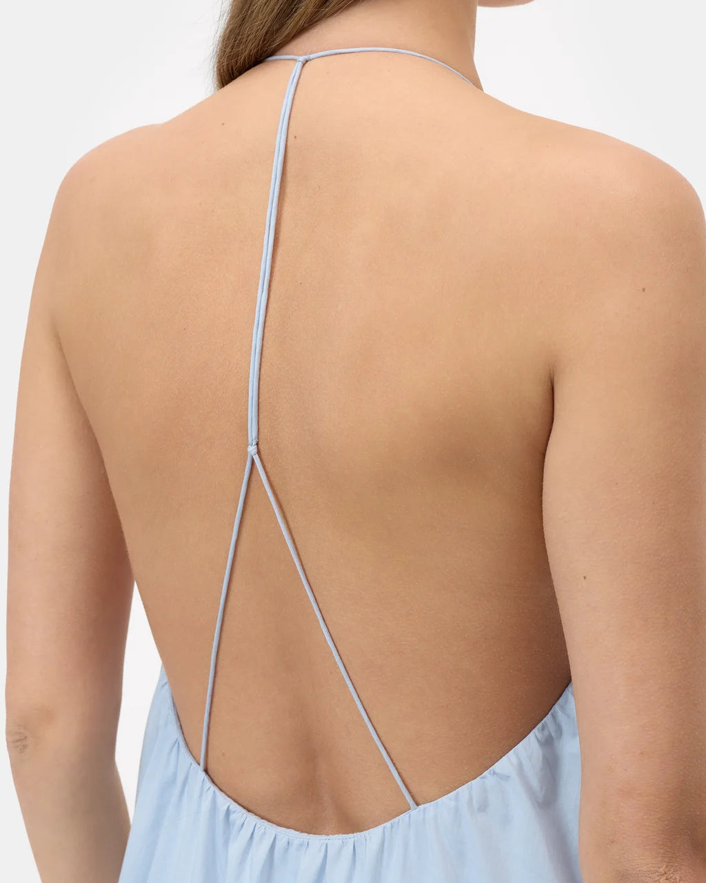 CLOSED Strap Sundress - Dove Blue Dresses - Sloane Boutique