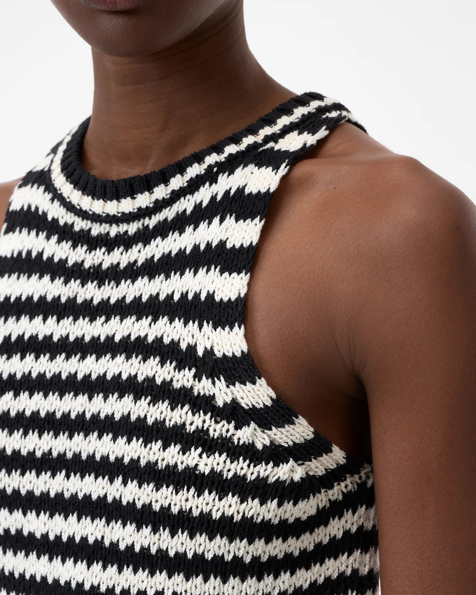 Closed Stripe Tank Top - Black / White Women's Tops - Sloane Boutique