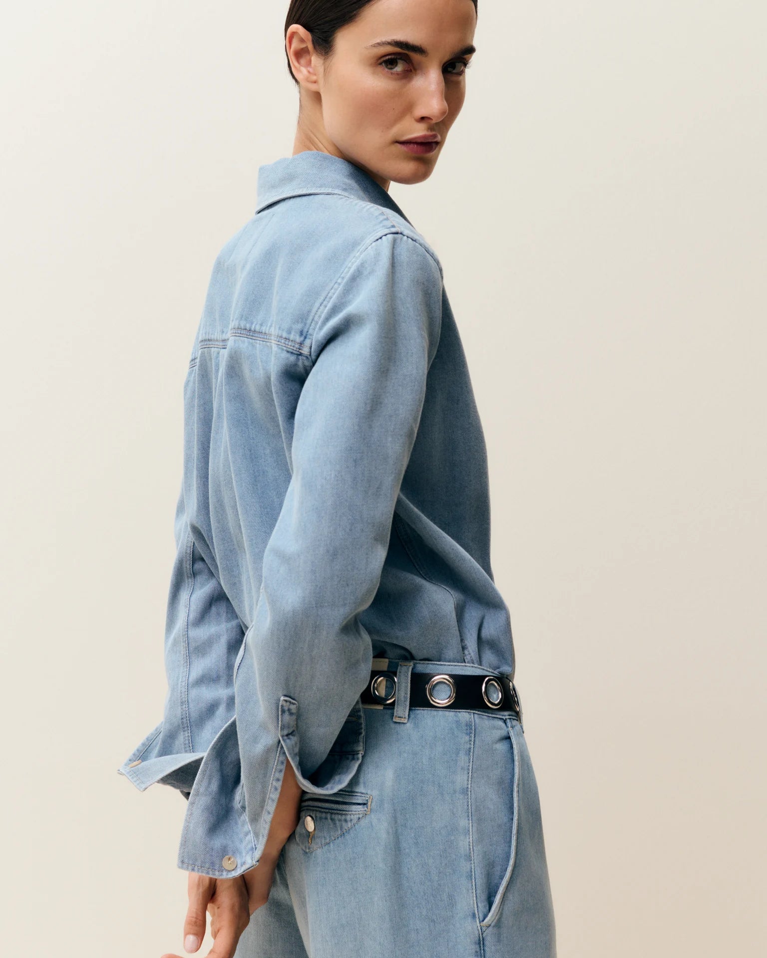 Closed Studded Belt - Black Accessories - Sloane Boutique