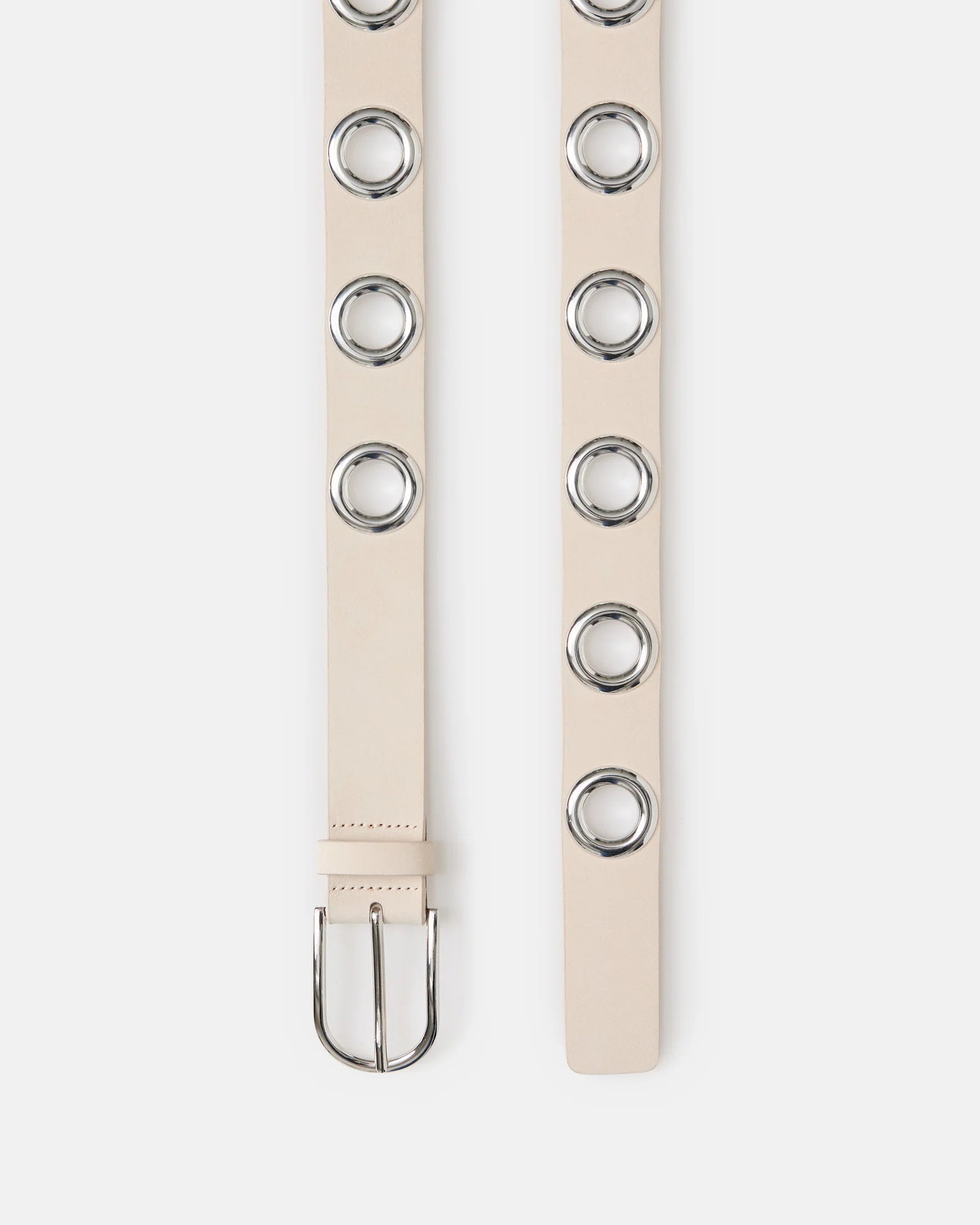 Closed Studded Belt - Dune Beige Accessories - Sloane Boutique