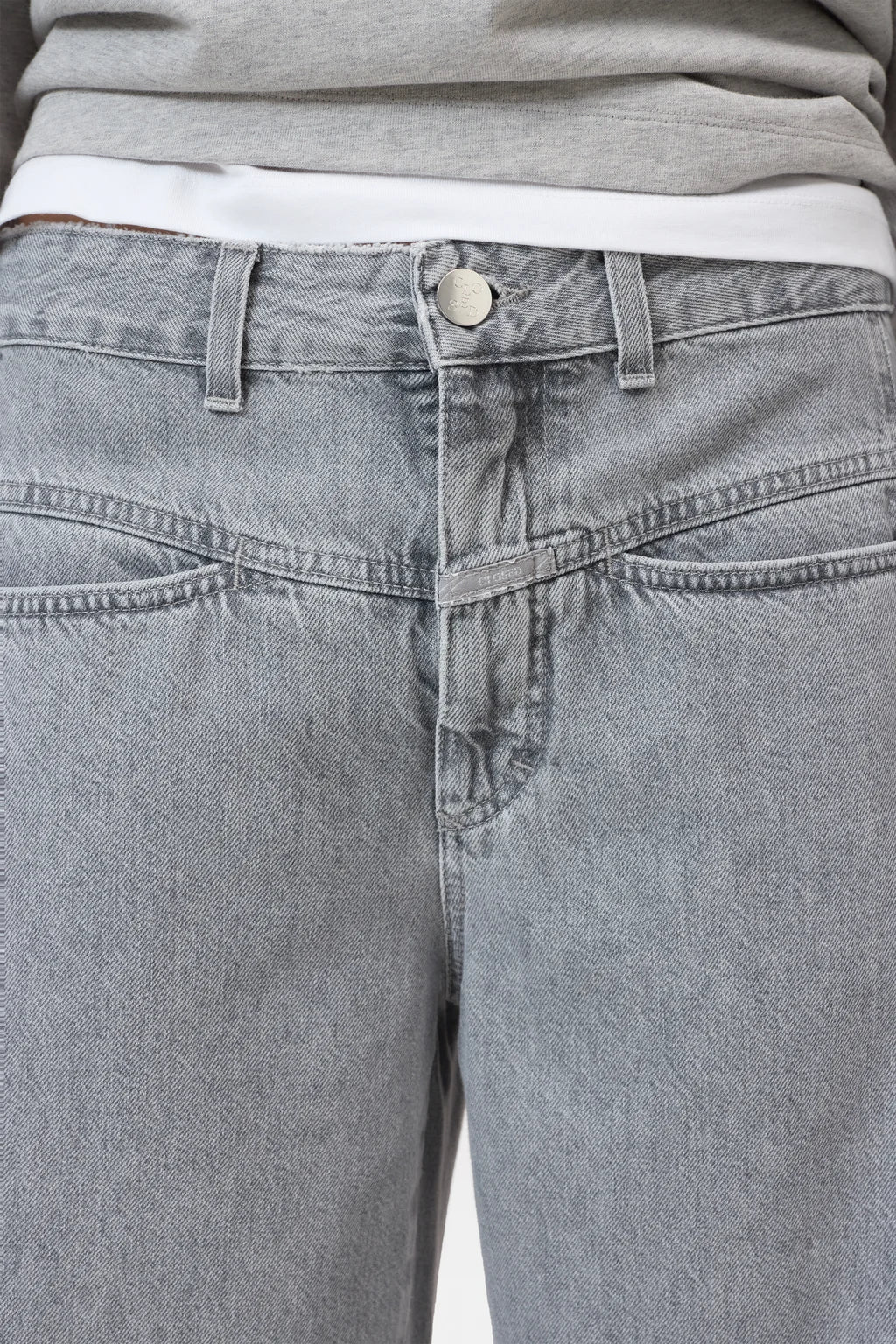 CLOSED Tori-X Barrel Jeans - Mid Grey Women's Bottoms - Sloane Boutique