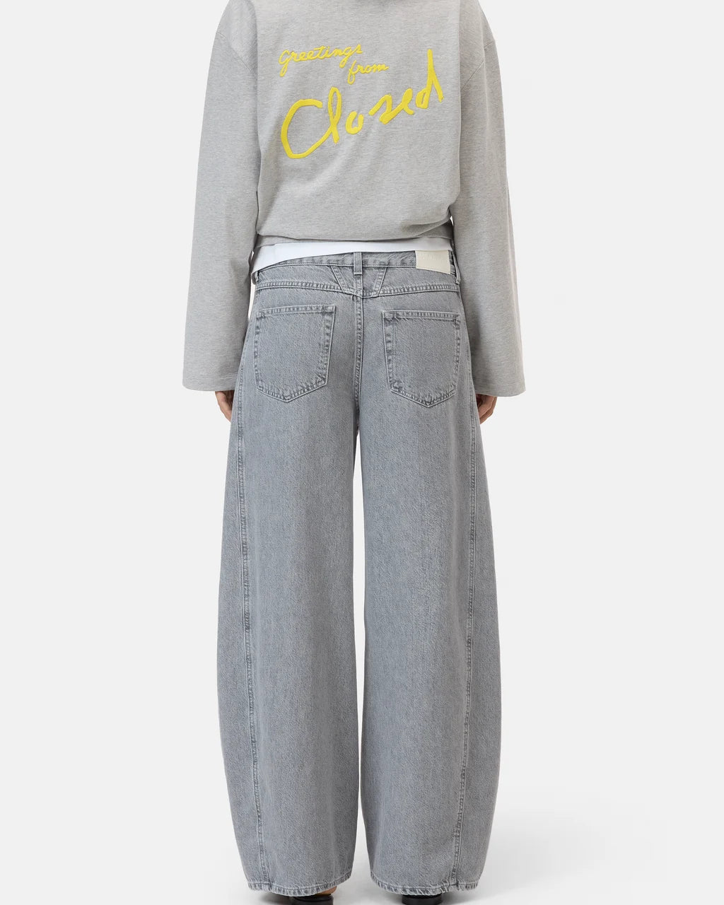 CLOSED Tori-X Barrel Jeans - Mid Grey Women's Bottoms - Sloane Boutique