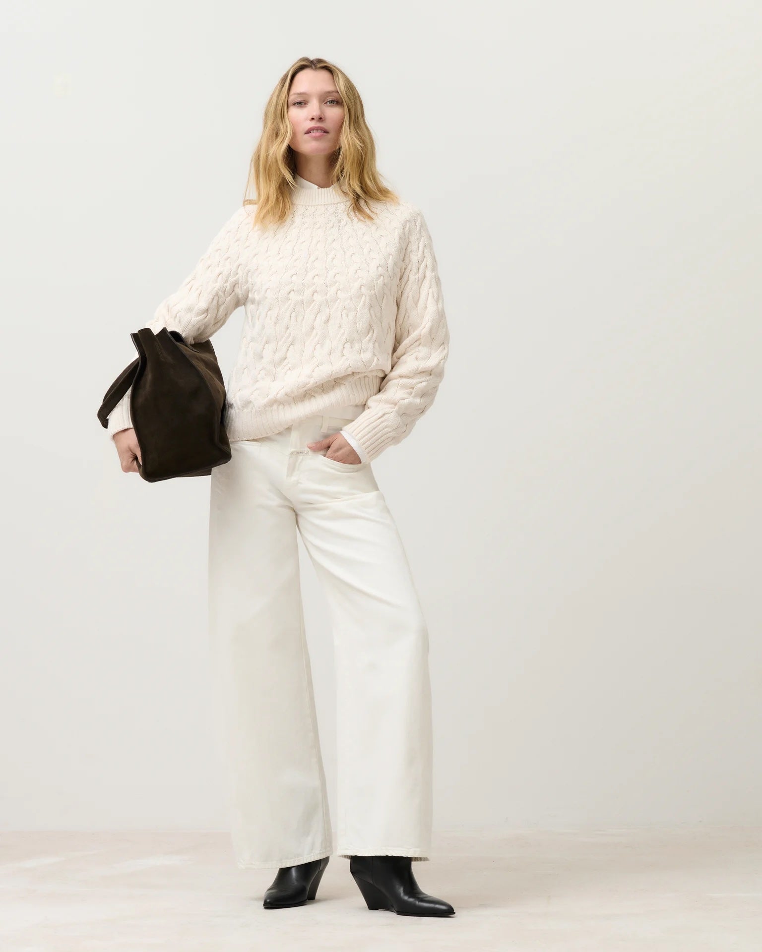 Closed Tori-X - Ecru Denim Women's Bottoms - Sloane Boutique