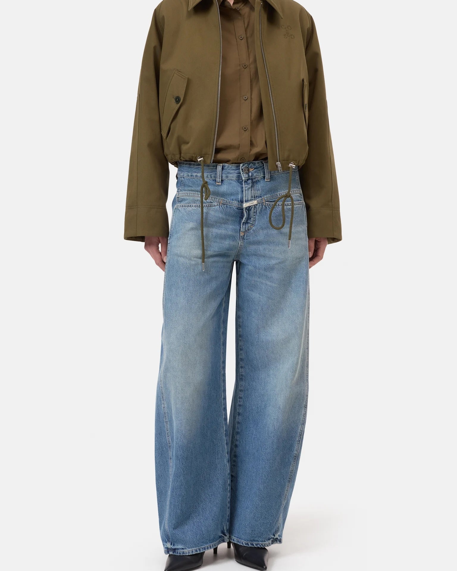 Closed Tori-X - Mid Blue Denim Women's Bottoms - Sloane Boutique