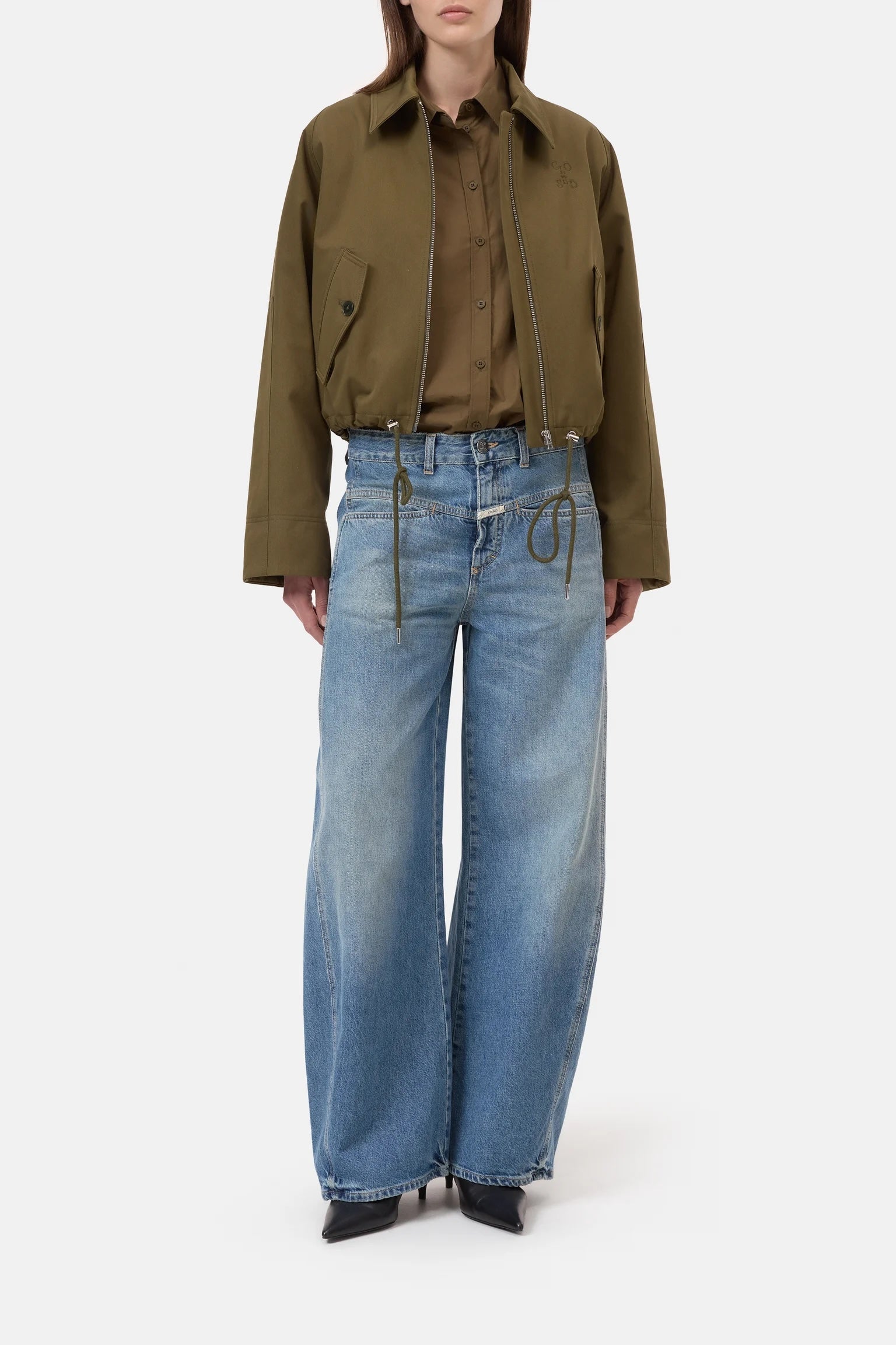 Closed Tori-X - Mid Blue Denim Women's Bottoms - Sloane Boutique