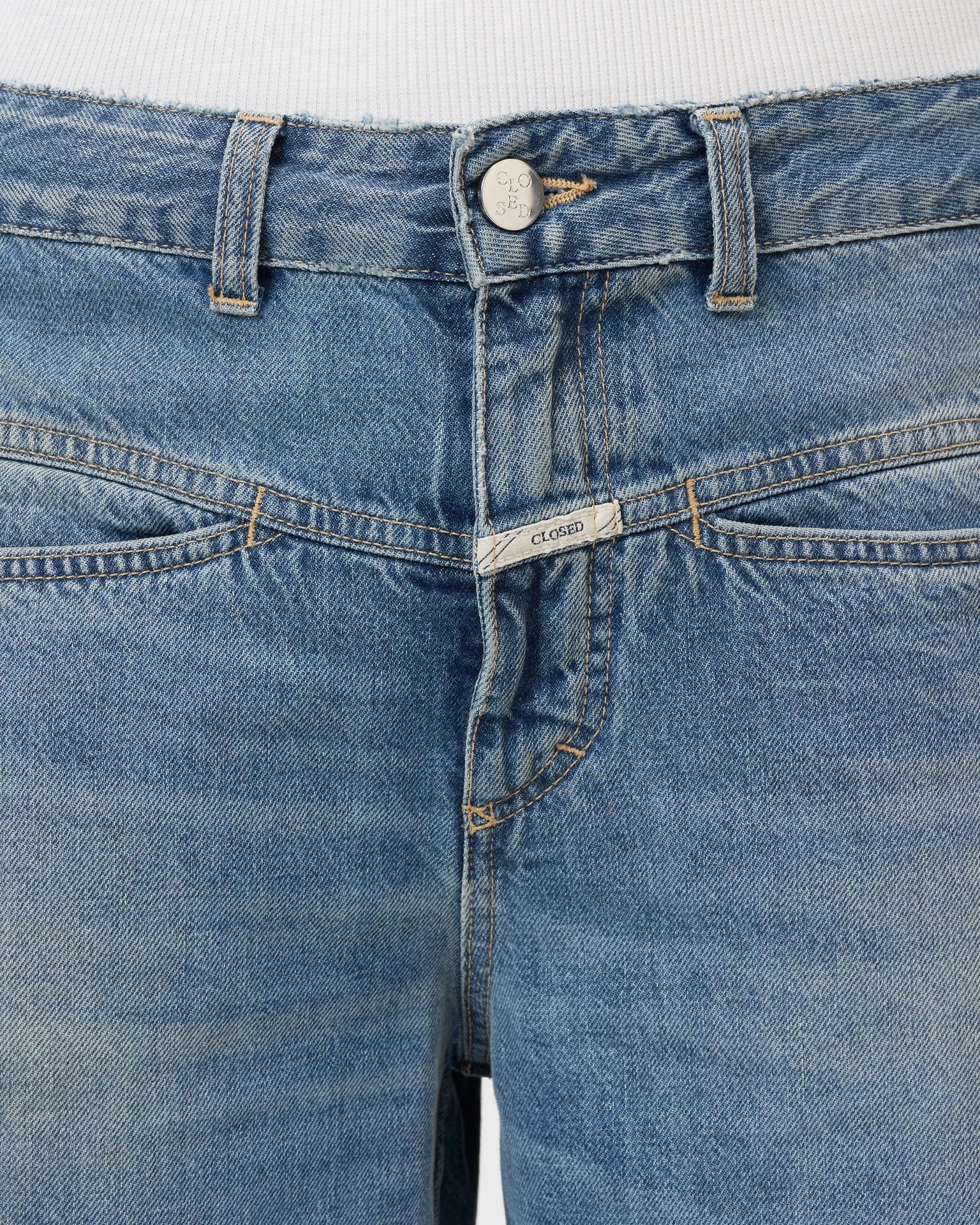 Closed Tori-X - Mid Blue Denim Women's Bottoms - Sloane Boutique