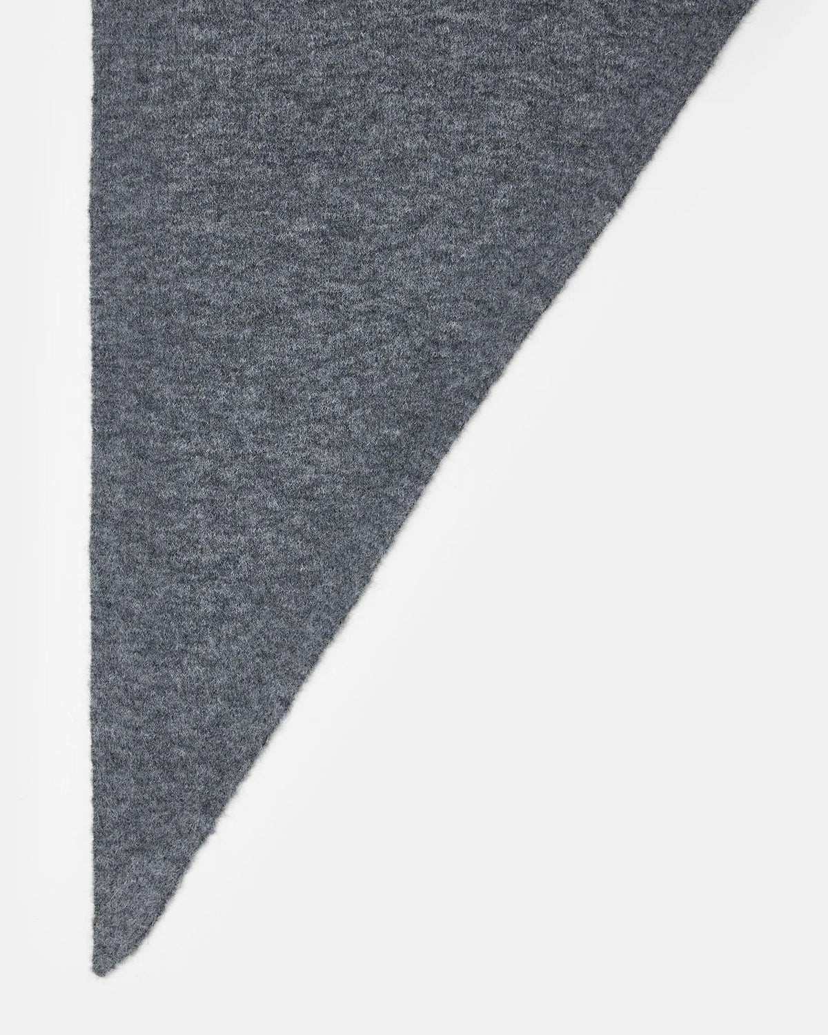 Closed Triangle Scarf - Dark Grey Melange Accessories - Sloane Boutique