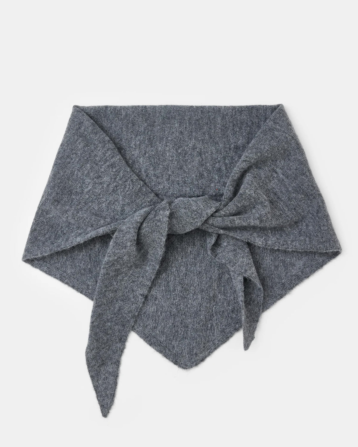 Closed Triangle Scarf - Dark Grey Melange Accessories - Sloane Boutique