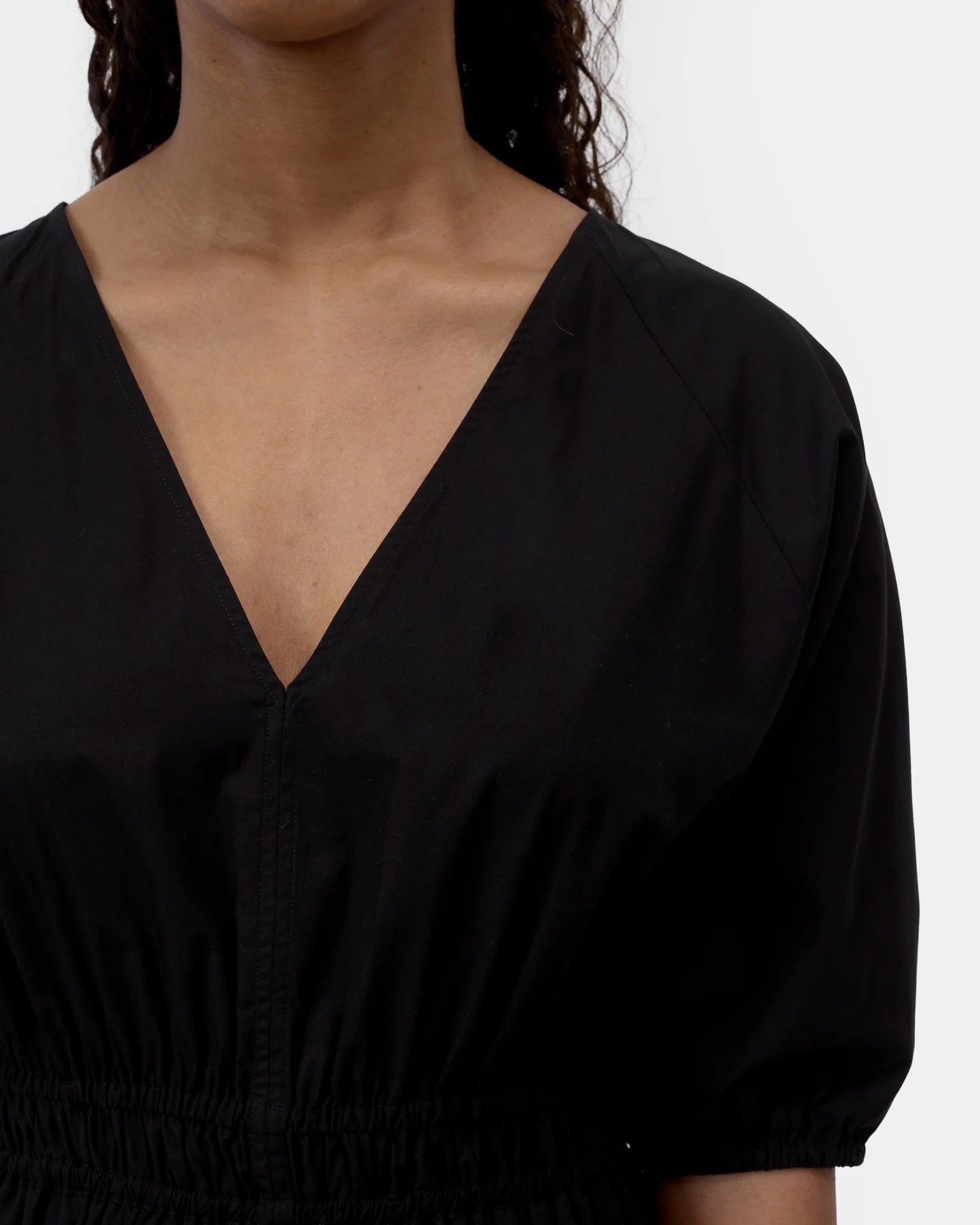 CLOSED V-Neck Dress - Black Dresses - Sloane Boutique