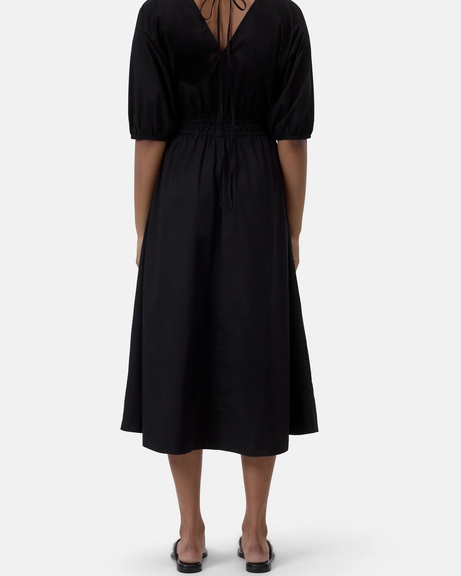 CLOSED V-Neck Dress - Black Dresses - Sloane Boutique