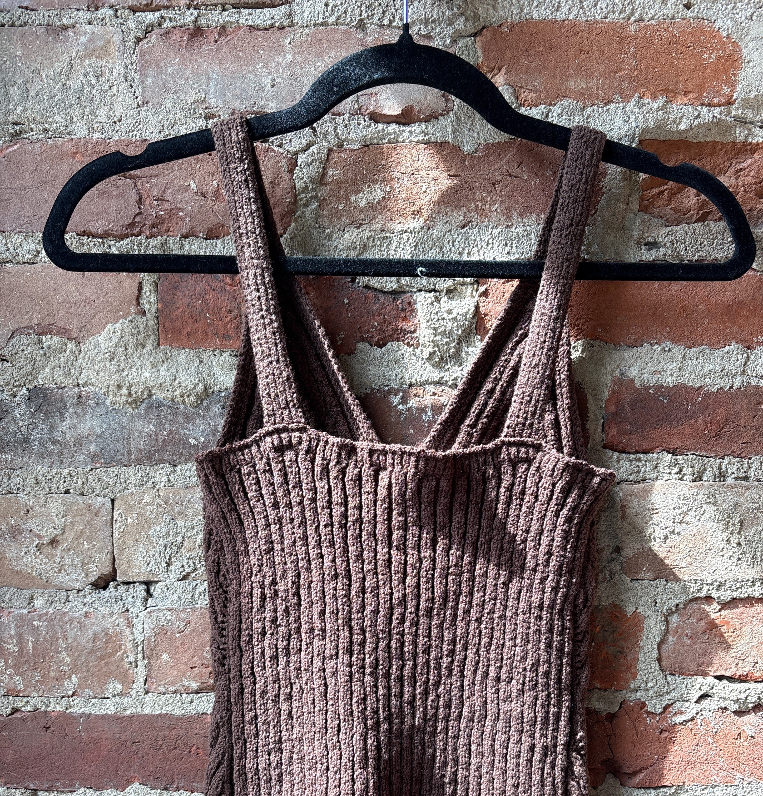 CLOSED V-Neck Strap Top - Maple Brown Women's Tops - Sloane Boutique