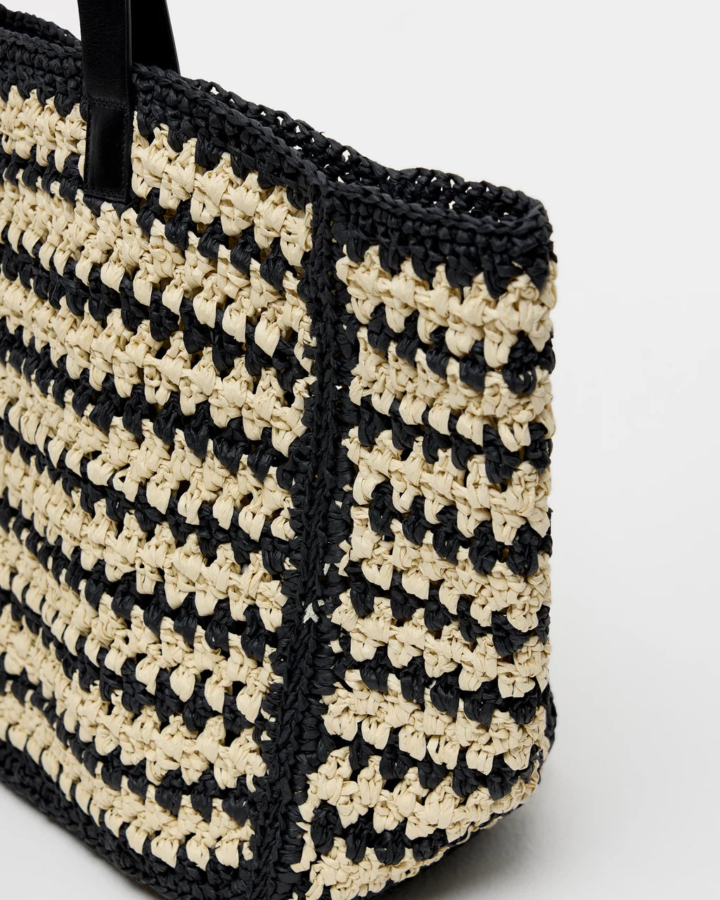 CLOSED Woven Bag - Black Handbags - Sloane Boutique