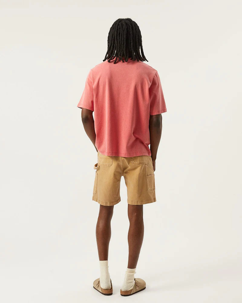 Corridor Garment Dye Tee - Red Men's Tops - Sloane Boutique