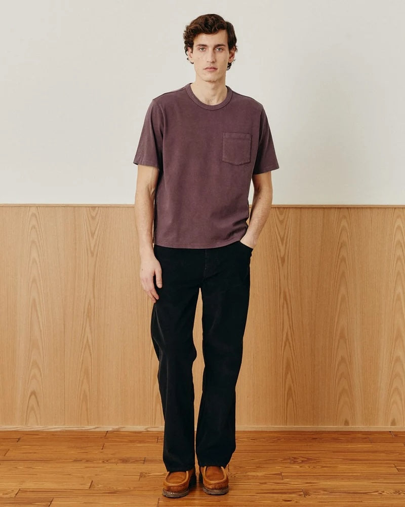 Corridor Garment Dyed Tee - Wine Men's Tops - Sloane Boutique