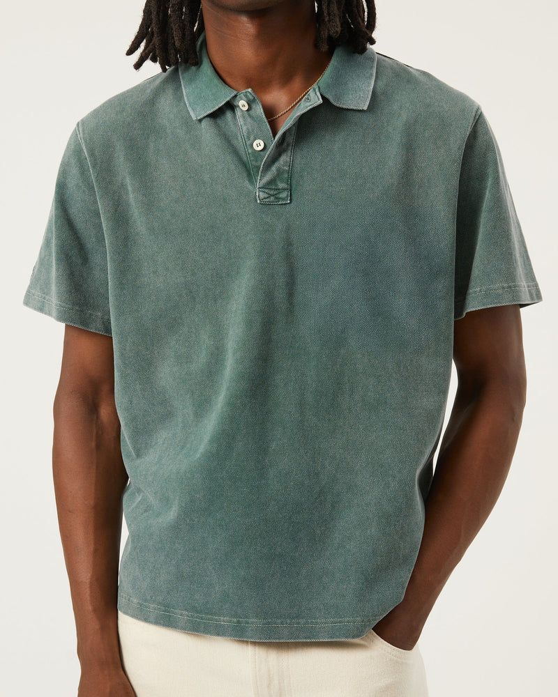 Corridor Pique Polo - Army Men's Tops - Sloane Boutique